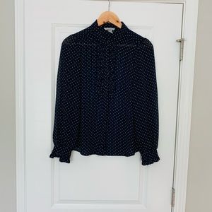 H&M  Navy Women’s Blouse.